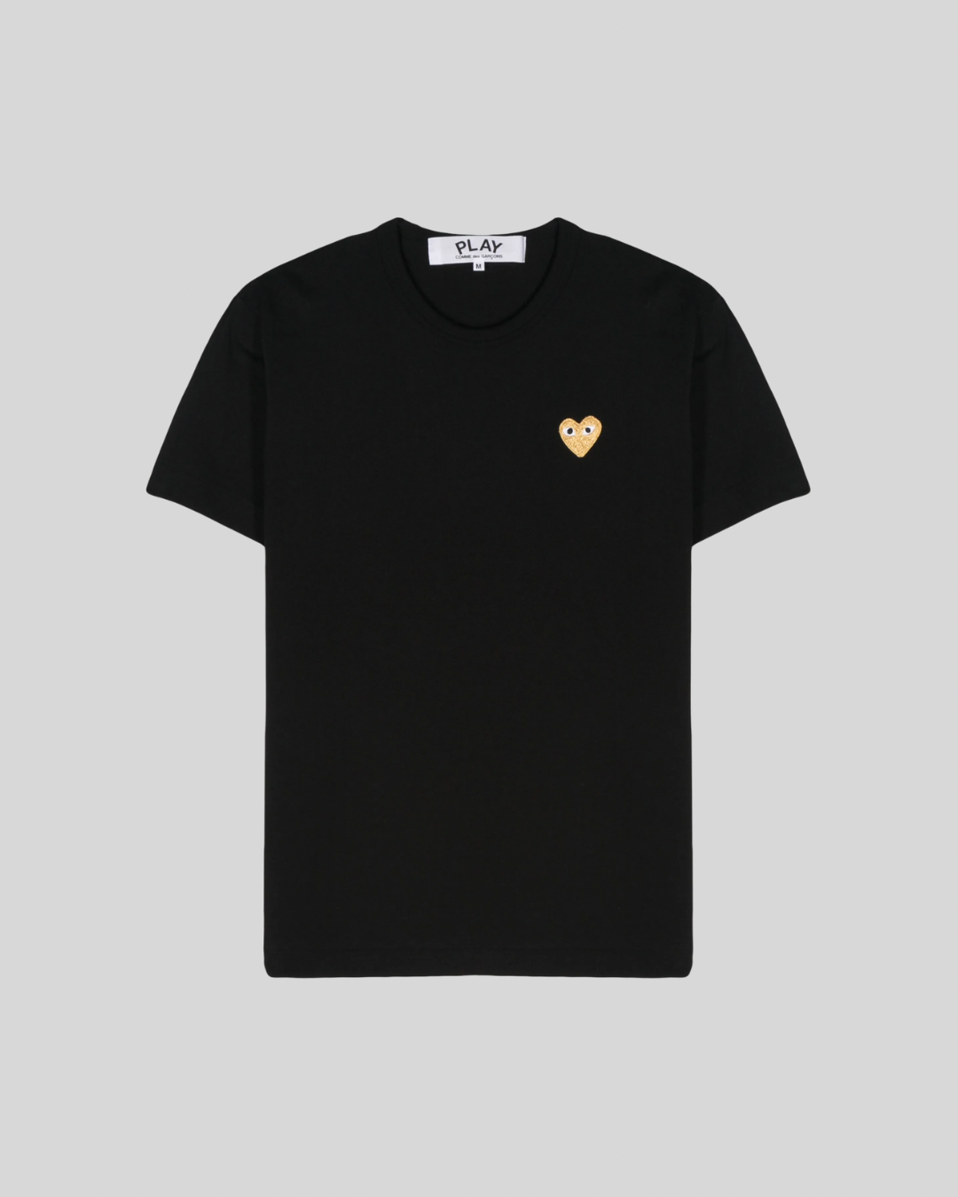トップス PLAY CDG GOLD HEART V NECK SWEATER BLACK Camiseta CDG Play Coração Dourado Preta | MySupplies