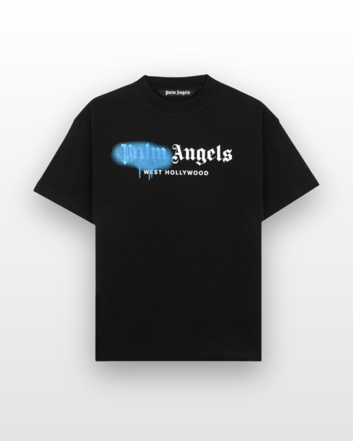 Palm Angels T-Shirt Sprayed West Hollywood