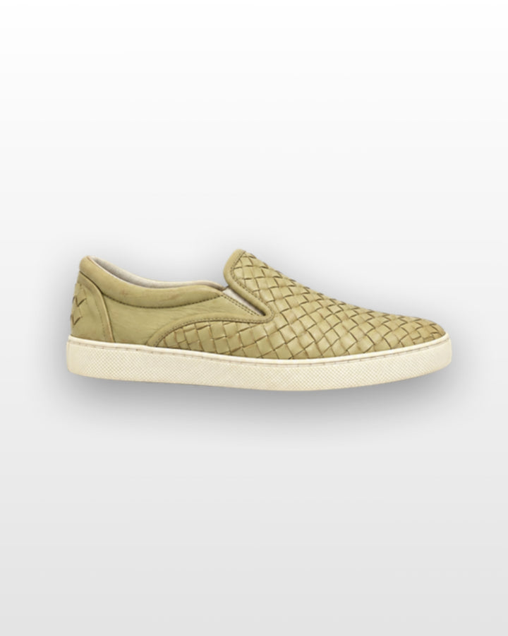 Slip On Bottega Veneta Couro Bege