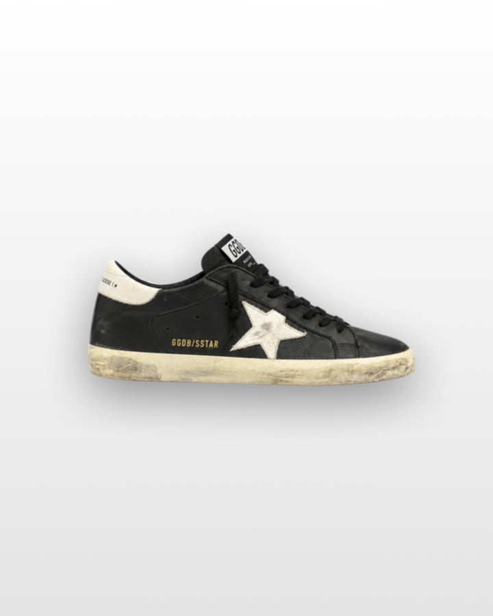 Golden Goose Super Star Couro Preto