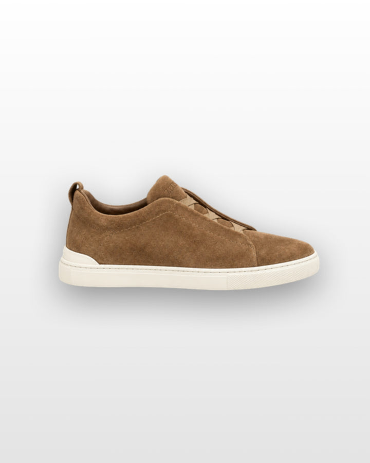 Zegna Triple Stich Camurça Bege