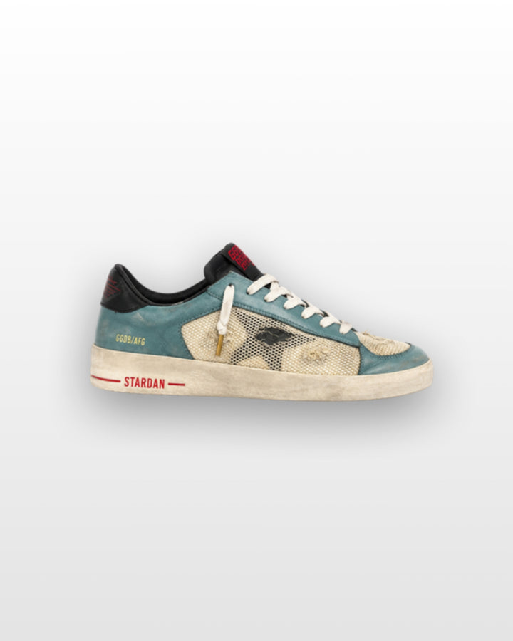 Golden Goose Stardan Couro Azul