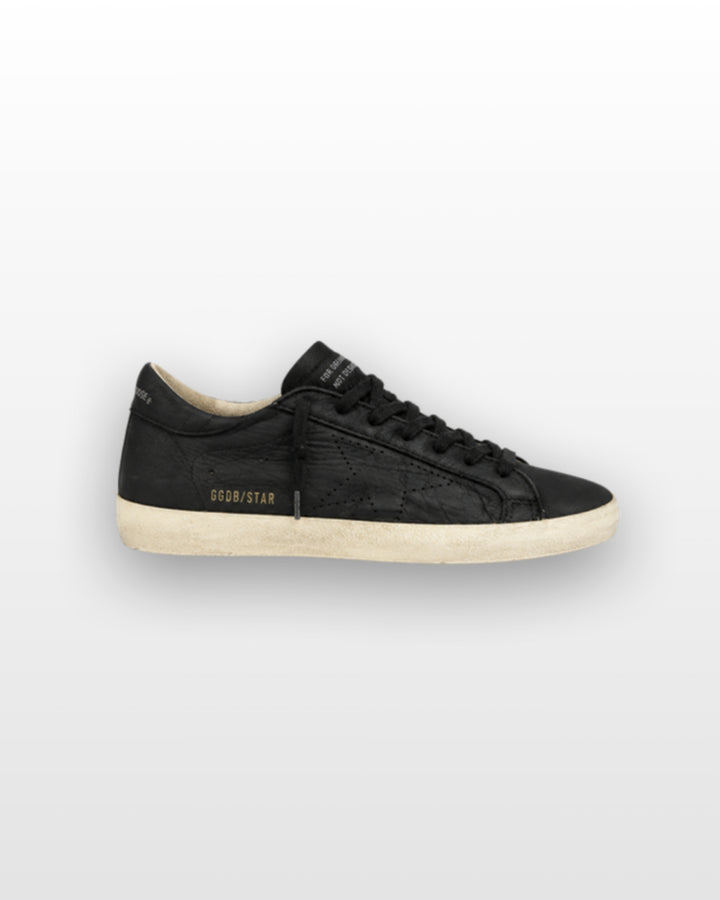 Golden Goose Super Star Couro Preto