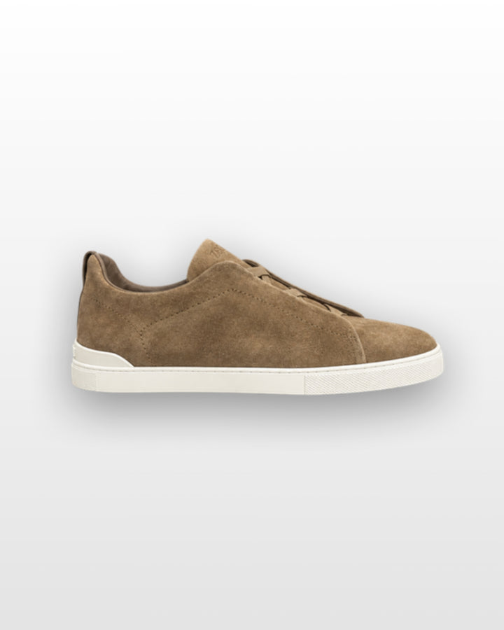 Zegna Triple Stich Camurça Bege